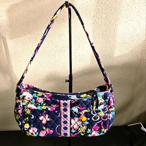 Vera Bradley Floral Quilted Shoulder Bag.